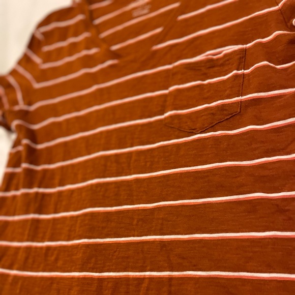 Stiped V-Neck T-Shirt - Picture 2 of 3